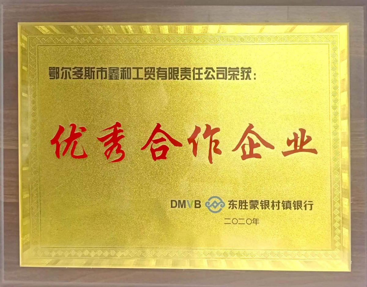 Dongsheng District Mengyin Village Bank Excellent Cooperative Enterprise